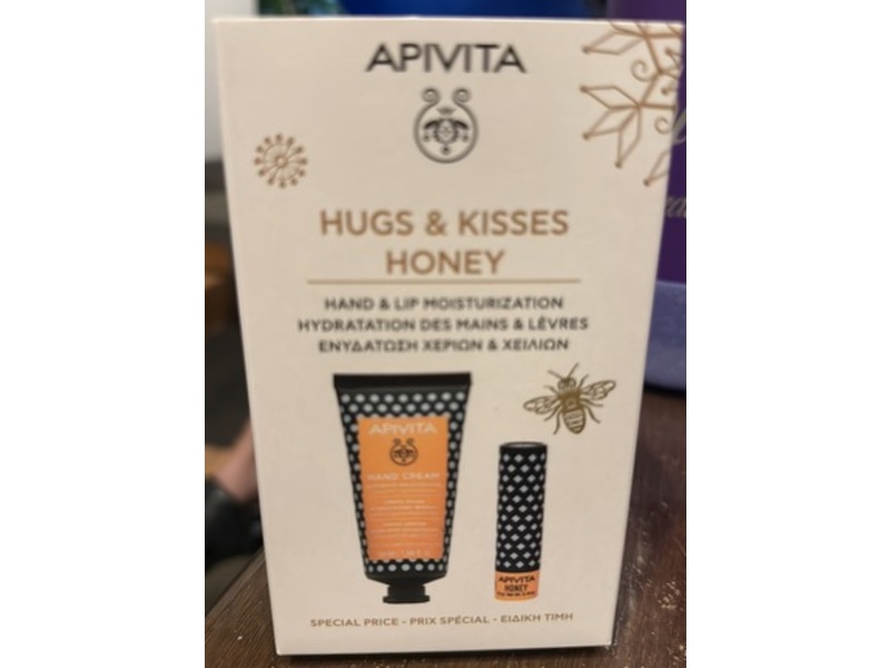 Apivita Hugs & Kisses Hand & Lip Moisturization Set, Honey