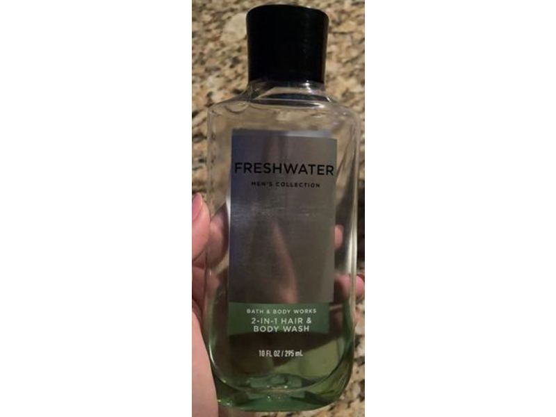 Bath & Body Works Men's Collection 2-IN-1 Hair & Body Wash, Freshwater, 10 fl oz/295 mL