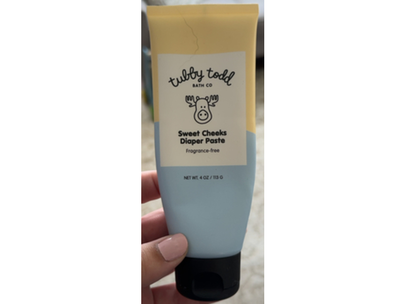 Tubby Todd Bath Diaper Paste, Sweet Cheeks, 4 oz/113 g