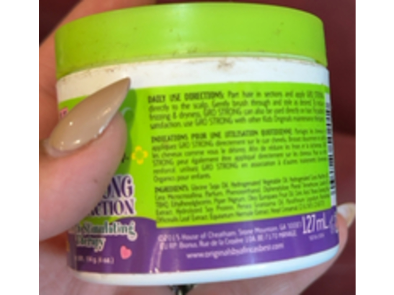 Originals By Africa Best Kids Gro Strong Triple Action Growth Stimulating Therapy, Olive Oil, 4 fl oz/114 g