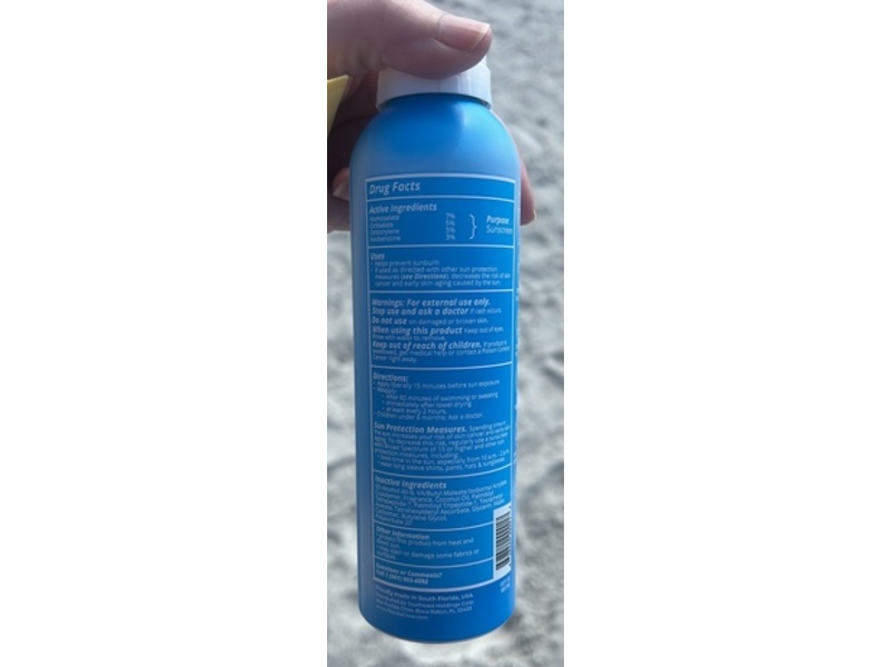 Florida Glow Sunscreen Continous Spray, SPF 30, 5.5 fl oz/162 mL