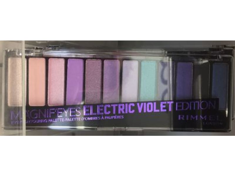 Rimmel Magnif'eyes Eye Contouring Palette, Electric Violet, 0.5 oz/14.2 g