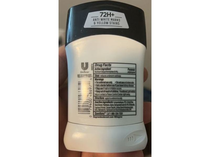 Degree Ultraclear Antiperspirant Deodorant, Fresh, 1.7 oz/48 g