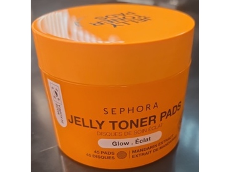 Sephora Jelly Toner Pads, Mandarin, 45 Count
