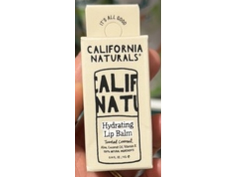 California Naturals Hydrating Lip Balm, Toasted Coconut, 0.14 fl oz/4 g