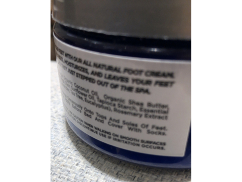 Yellow Bird Natural Foot Cream, Peppermint, Lavender & Tea Tree, Eucalyptus, 4 fl oz/118 mL