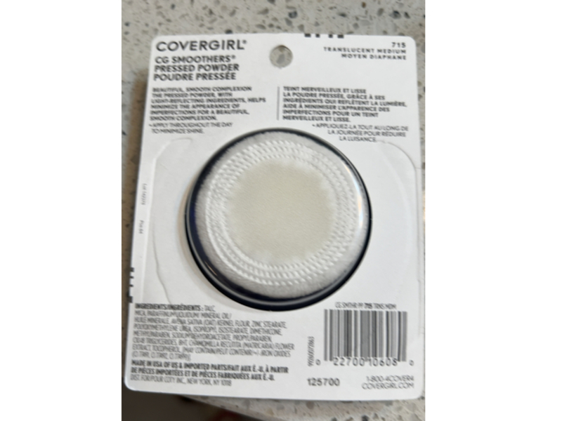Covergirl Cg Smoothers Pressed Powder, 715 Translucent Medium, 0.32 oz/9.3 g