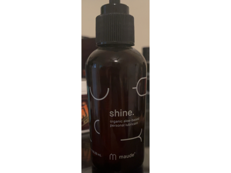 Maude Shine Personal Lubricants, Aloe, 4 fl oz/118.29 mL