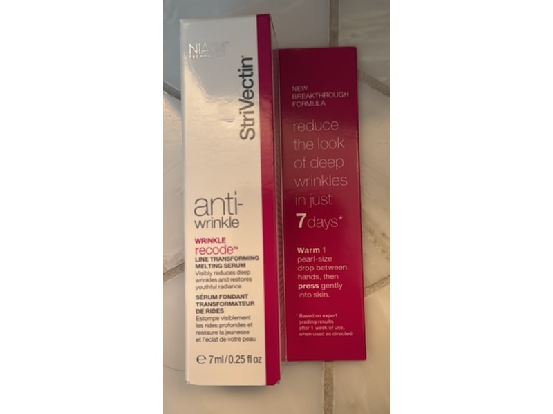 StriVectin Anti-Wrinkle Wrinkle Recode Line Transforming Melting Serum, 0.25 fl oz/7 mL