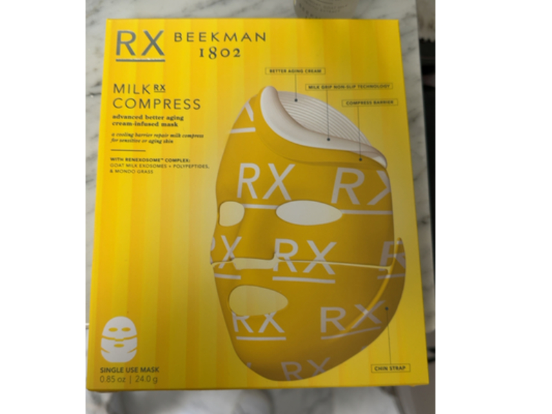 Beekman 1802 Milk Compress Cream-Infused Mask, 0.85 oz/24 g, 1 Count