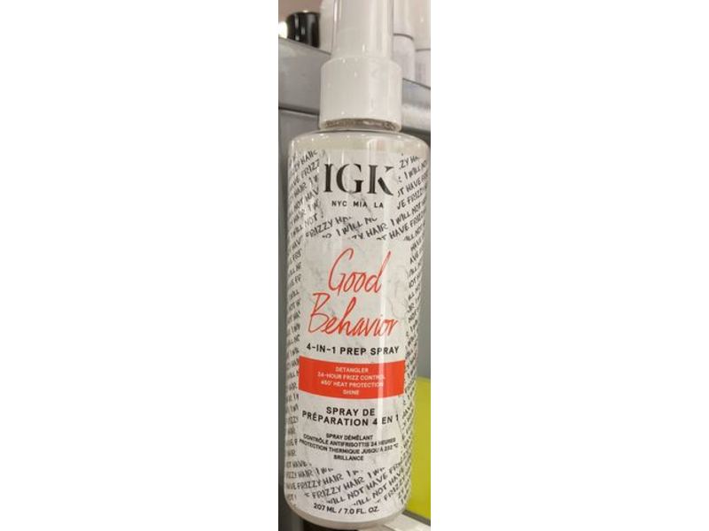 IGK Good Behavior 4-In-1 Prep Spray, 7 fl oz/207 mL