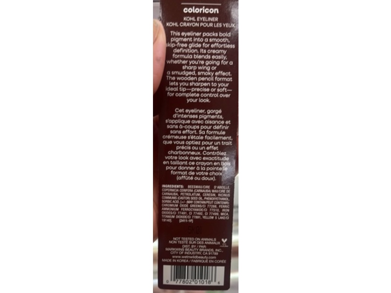 Wet n Wild Color Icon Kohl Liner Pencil, Simma Brown Now, 0.02 oz, Pack Of 2