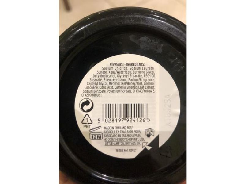 The Body Shop Fuji Green Tea Refreshingly Purifying Scrub Shampoo, 12.4 oz/240 ml