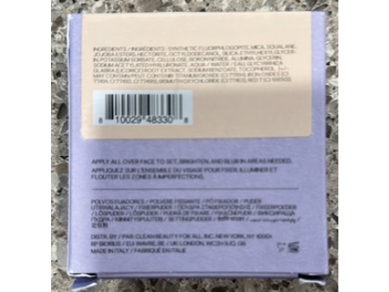 Saie Slip Tint Baked Setting Powder, Translucent 1-Very Light To Light, 0.24 oz/7 g