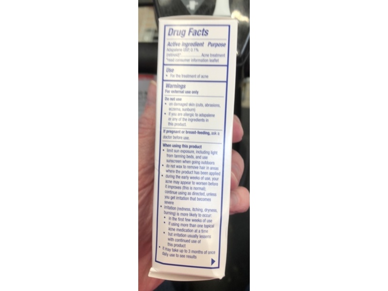 Equate Adapalene Acne Treatment Gel, 0.5 oz/15 g