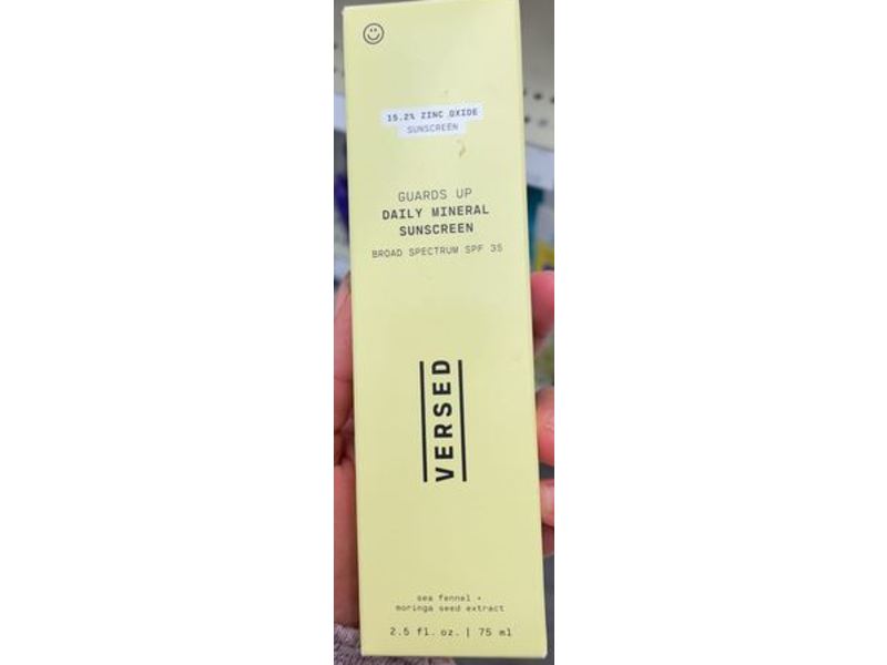 Versed Guards Up Daily Mineral Sunscreen , SPF 35, 2.5 oz/75 mL