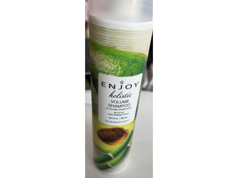 Enjoy Holistic Volume Shampoo, Avocado Bamboo Fragrance, 10.1 fl oz/300 mL