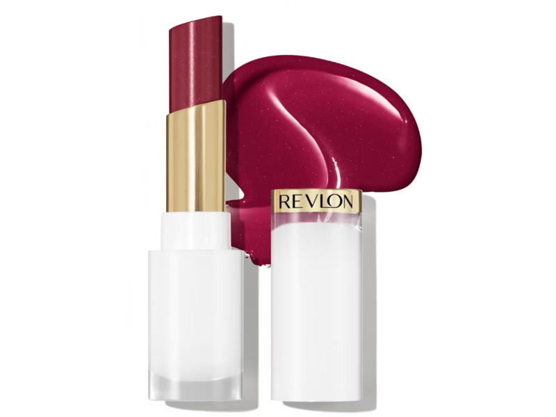 Revlon Super Lustrous Glass Shine Lip Balm, 016 Glassy Ruby, 0.11 oz/3.1 g