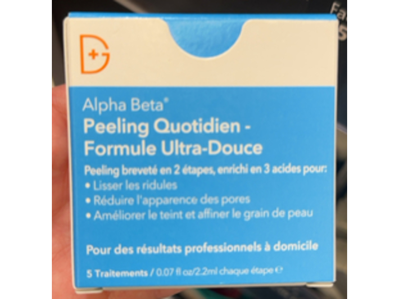 Dr. Dennis Gross Skincare Alpha Beta Ultra Gentle Daily Peel, 0.07 fl oz/2.2 mL