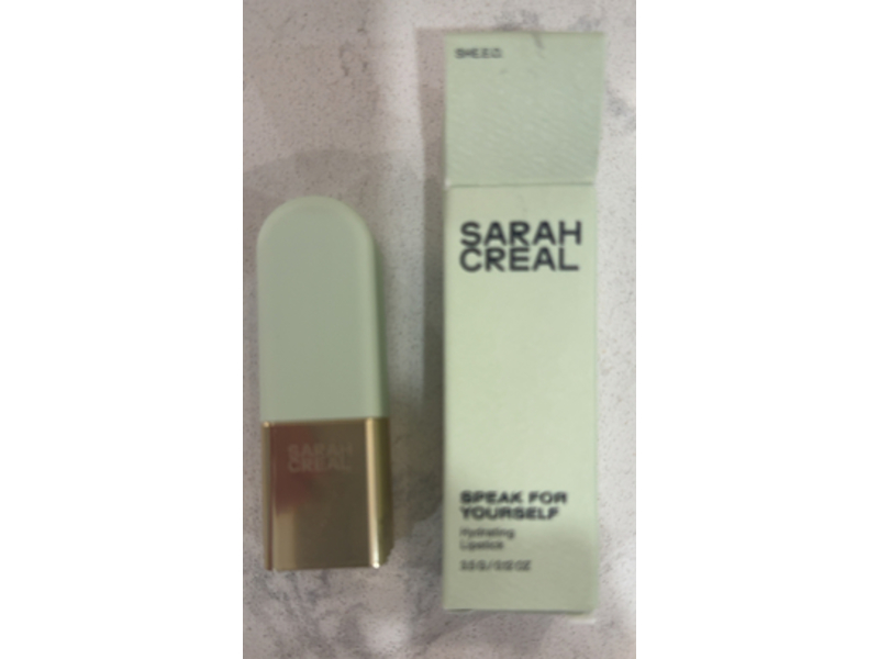Sarah Creal Speak For Yourself Hydating Lipstick, ShE.E.O, 0.12 oz/3.5 g