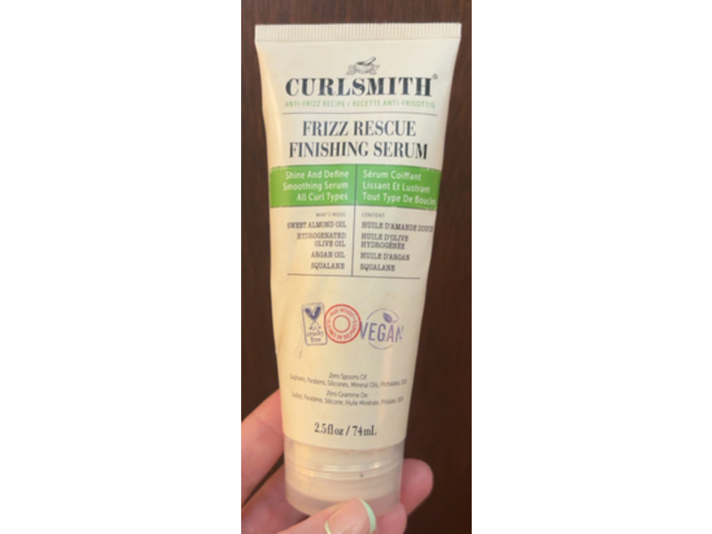 Curlsmith Frizz Rescue Finishing Serum, 2.5 fl oz/74 mL
