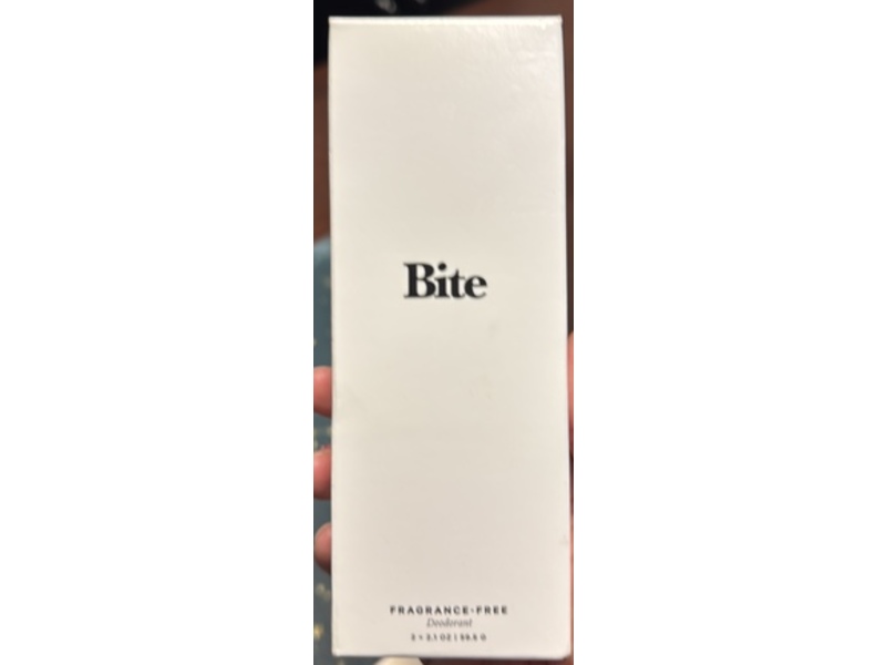 Bite Deodorant, Fragrance-Free, 2.1 oz/59.5 g