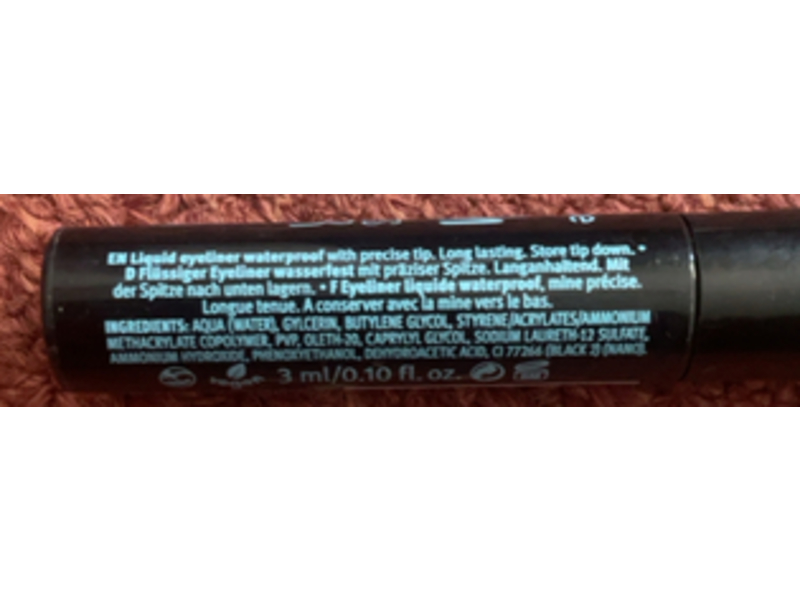 Essence Lash Princess Liner, Black Waterproof, 0.10 fl oz/3 mL