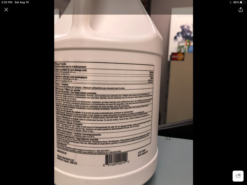 Stanhexidine 4% Antibacterial Skin Cleanser, 450 mL