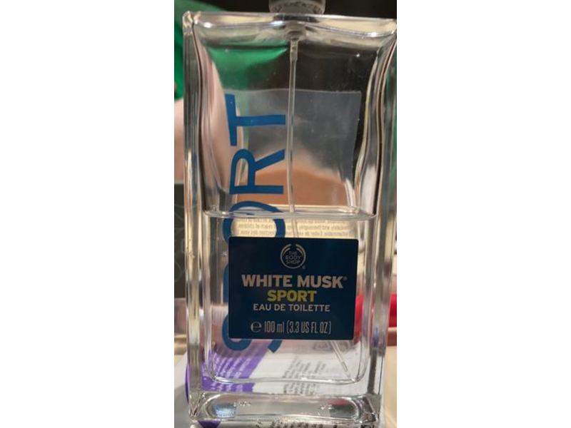 The Body Shop Sport Eau De Toilette, White Musk, 3.3 fl oz