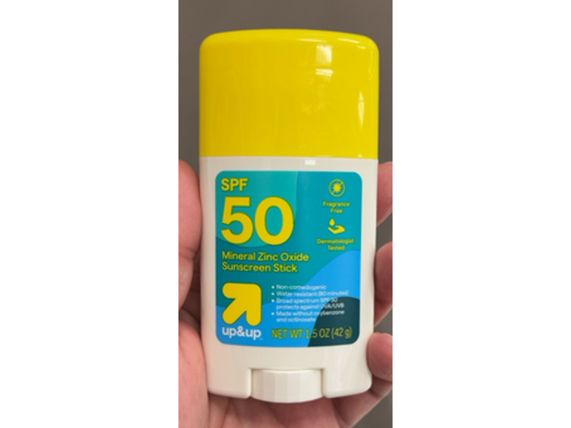 up&up Mineral Zinc Oxide Sunscreen Stick, SPF 50, 1.5 oz/42 g