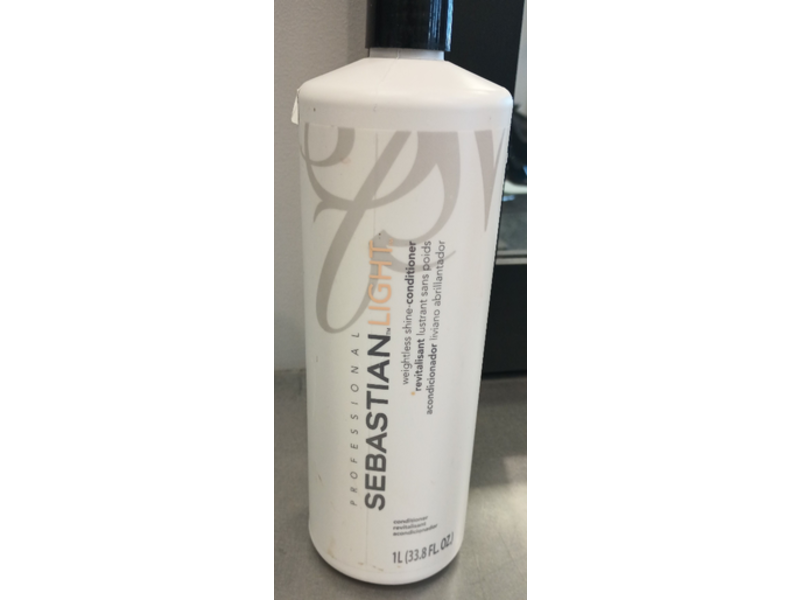 Sebastian Professional Weightless Shine Conditioner, Light, 33.8 fl oz/1 L