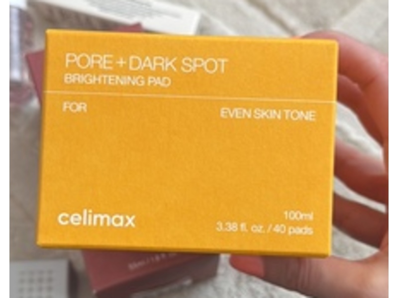 Celimax Pore + Dark Spot Brightening Pad, 3.38 fl oz/100 mL, 40 Count
