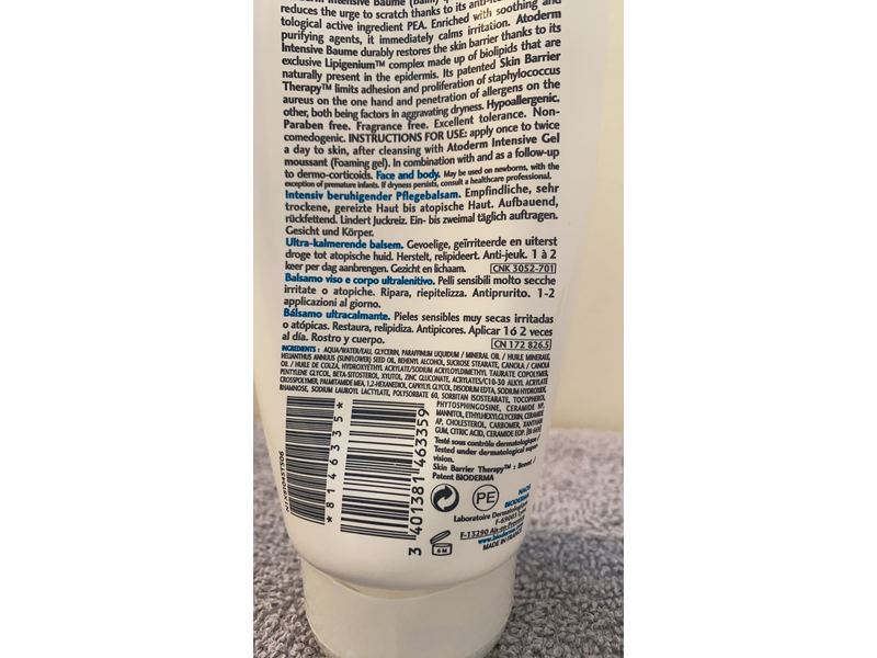 Bioderma Atoderm Intensive Ultra-Soothing Balm, 6.67 fl oz/200 mL