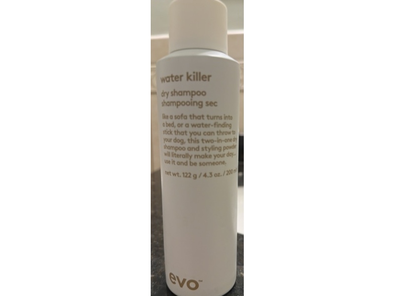 Evo Water Killer Dry Shampoo, 4.3 oz/122 g