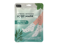 b.Pure Foot Mask, Peppermint & Tea Tree Oil, 0.85 oz/24 g, 1 Pair - Image 2