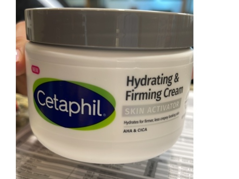 Cetaphil Hydrating & Firming Cream, AHA & CICA, 12 oz/340 g