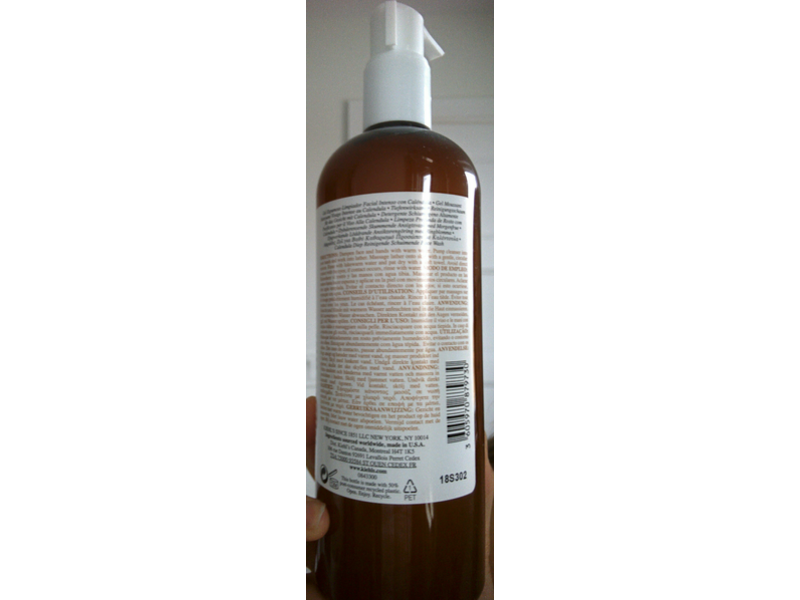 Kiehl's Since 1851 Calendula Deep Cleansing Foaming Face Wash, Calendula Flower Extract, 16.9 fl oz/500 mL