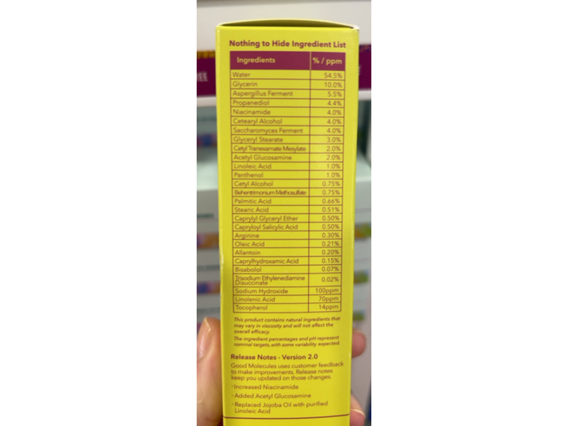 Good Molecules Discoloration Correcting Body Treatment, 4 oz/120 mL