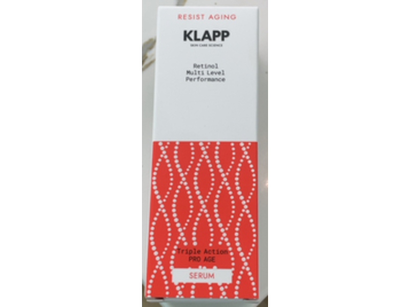 Klapp Resist Aging Triple Action Pro Age Serum, Retinol, 1 fl oz/30 mL