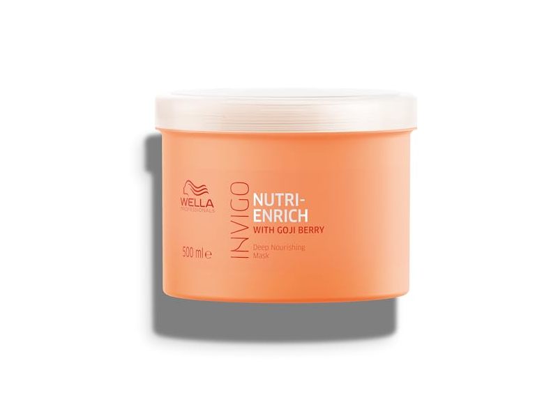 Wella Professionals Invigo Nutri-Enrich Deep Nourishing Mask, Goji Berry, 16.9 fl oz/500 mL