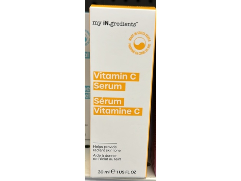 My In.gredients Serum, Vitamin C, 1 fl oz/30 mL