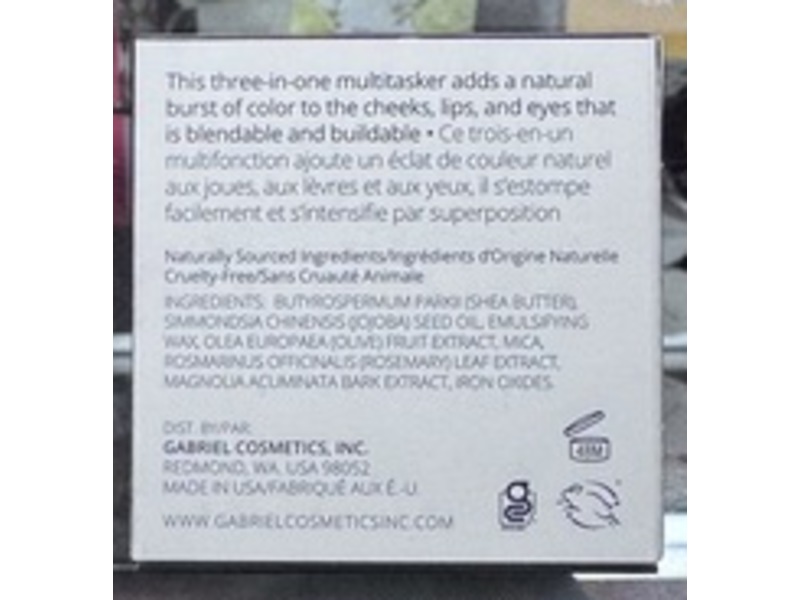 Gabriel Cosmetics Mineral Base Multi Pot, Magnolia, 0.08 oz/2.29 g