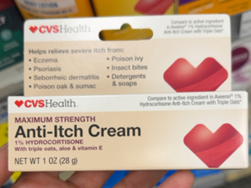 CVS Health Anti-Itch Cream, Maximum Strength, 1 oz/28 g