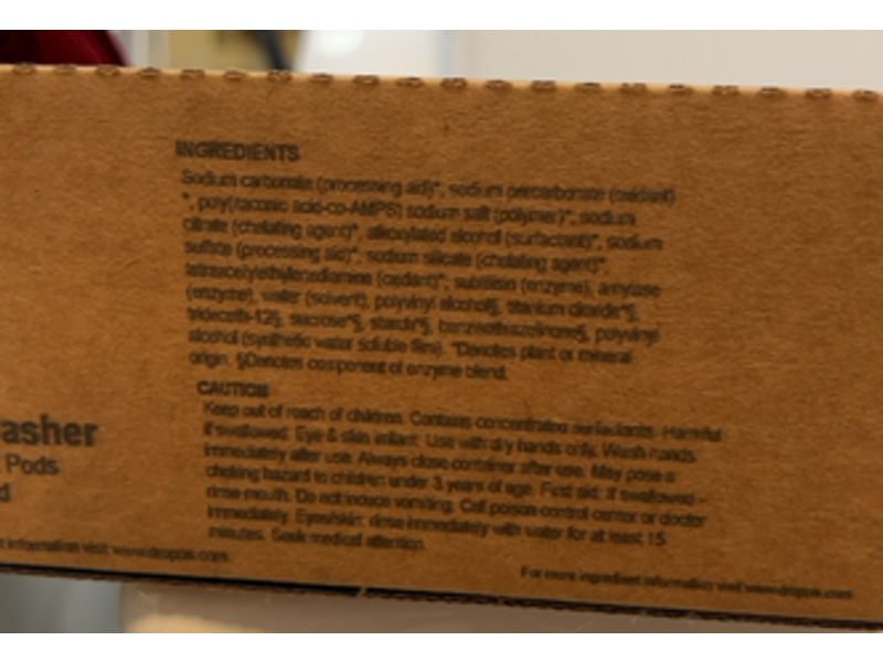 Dropps Dishwasher Detergent Pods, 64 Pods