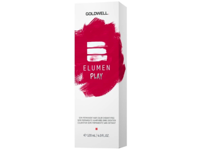 Goldwell Semi Permanent Hair Colour, Elumen Play Red, 4 fl oz/120 mL