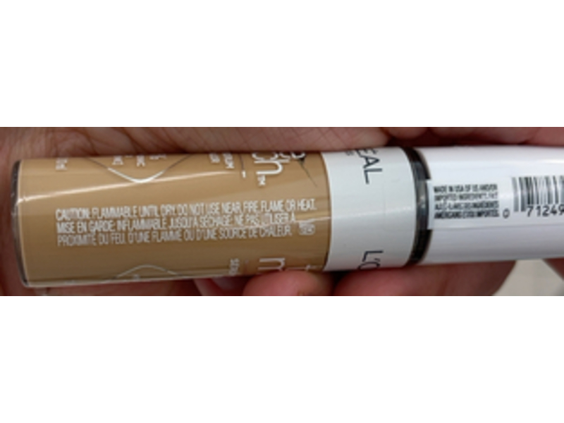L'oreal Paris True Match Radiant Serum Concealer, Hyaluronic Acid + Caffeine, W4, 0.33 fl oz/10 mL