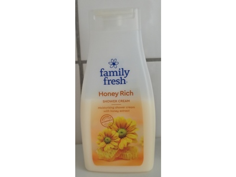 Orkla Family Fresh Shower Cream, Honey Rich, 500 mL