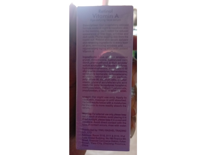 Estelin Vitamin Retinol Age-Defying Face Serum, 1.01 fl oz/30 mL