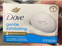 Dove Gentle Exfoliating Beauty Bar, 2.6 oz/75 g - Image 3
