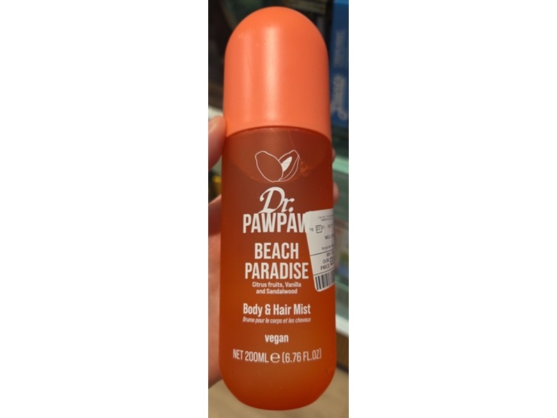 Dr. Pawpaw Body & Hair Mist, Beach Paradise, 6.76 fl oz/200 mL